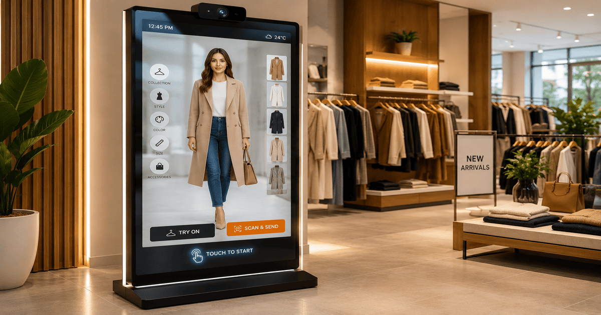 How Does a Virtual Try-On Kiosk Work? (Step by Step)