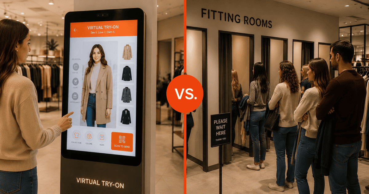 Virtual Try-On Kiosk vs Fitting Room: Which Is Better for Retail?